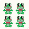 Ribbit Plush 4PCS